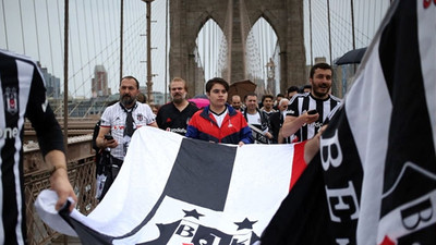 Brooklyn Köprüsü'nde Beşiktaş coşkusu