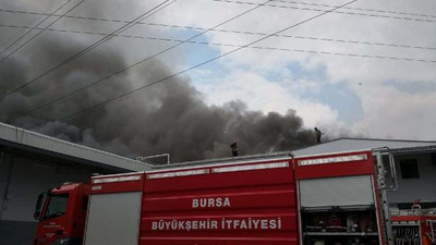 Bursa'da yangın ! Dumanlar gökyüzünü kapladı