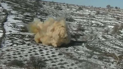 150 kilo patlayıcı bulundu ! Böyle imha edildi