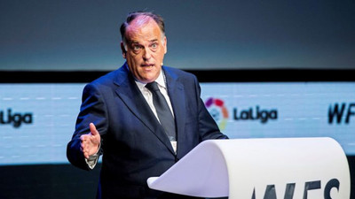 La Liga başkanı Javier Tebas'ın Premier Lig CEO'su olacağı iddia edildi