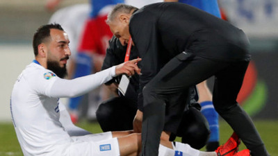 Galatasaraylı Kostas Mitroglou sakatlandı