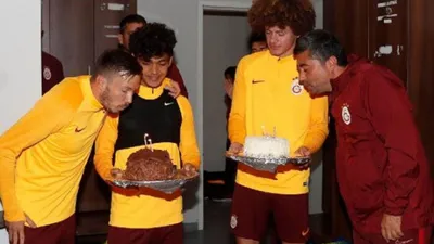 Galatasaray'da doğum günü sürprizi
