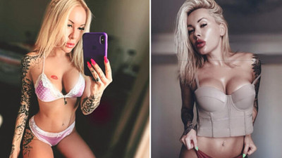 'Yenge' Irina Moroziuk'tan yürek hoplatan poz