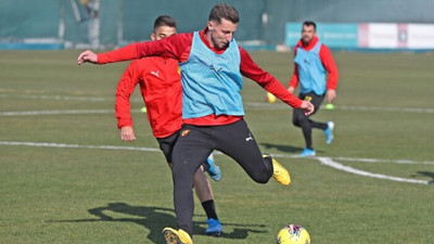 Göztepe'de yeni transfer Kamil Wilzeck ilk antrenmanına çıktı