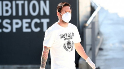 Messi'nin maskeli hali görenleri şaşırttı