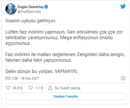 Prof. Dr. Özgür Demirtaş: ''Gelin dönün bu yoldan'' - Resim : 1