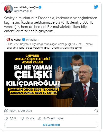 Kılıçdaroğlu'ndan A haber'e çok sert yanıt - Resim : 1