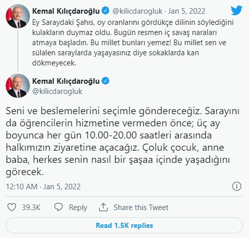 Kılıçdaroğlu: ''Sarayını halka açacağız'' - Resim : 1