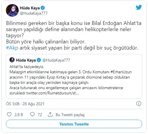 HDP'li milletvekilinden Bilal Erdoğan'a büyük suçlama - Resim : 1