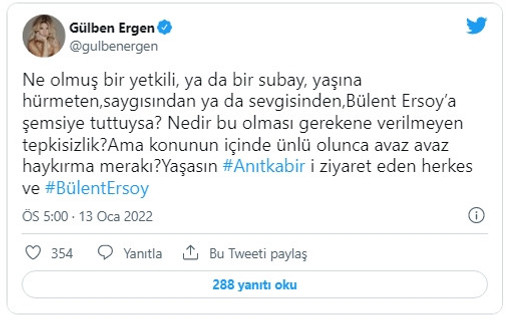 Gülben Ergen'den Anıtkabir'deki skandal görüntüler sonrasında Bülent Ersoy'a destek - Resim : 1