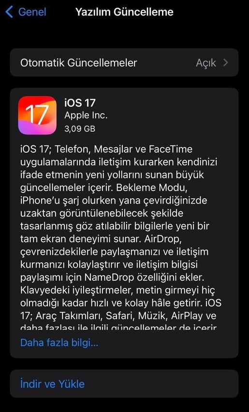 iPhone sahipleri dikkat! iOS 17 çıktı: İşte iOS 17'nin özellikleri - Resim: 2