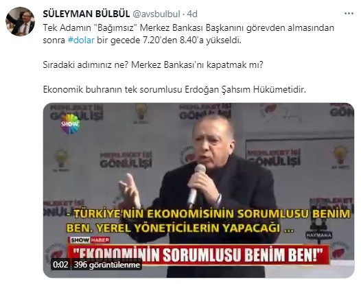 Dolar alev aldı; CHP, Erdoğan'ın bu konuşmasını paylaştı! - Resim : 1