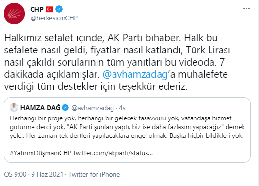 CHP'den AK Parti'ye çarpıcı yanıt: Halkımız sefalet içinde... - Resim : 1
