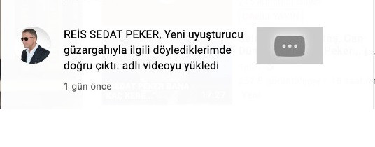 Sedat Peker'in bir videoyu önce yükleyip sonra sildiği ortaya çıktı - Resim : 1