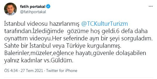 Fatih Portakal: ''Sahte bir İstanbul, sahte bir Türkiye...'' - Resim : 1