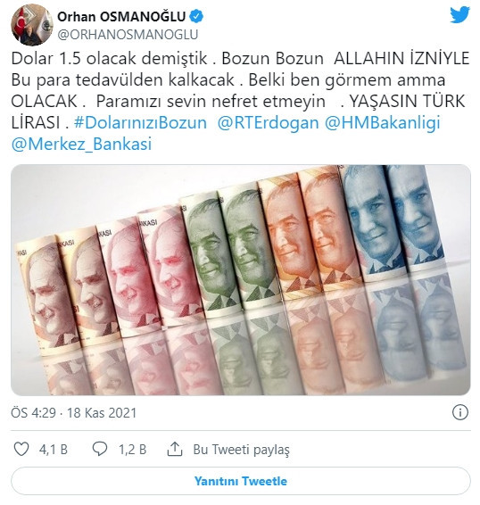 Osmanlı torunu Orhan Osmanoğlu ''bombayı'' patlattı: ''Dolarlarınızı bozun, tedavülden kalkacak!'' - Resim : 1