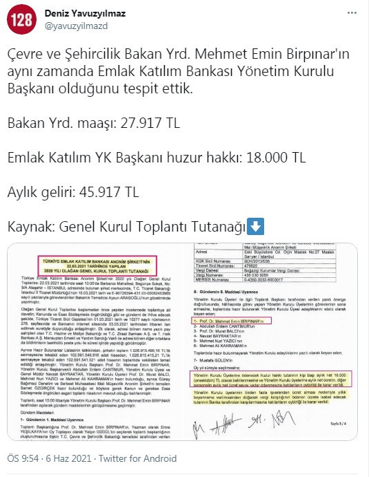 CHP'li vekil paylaştı, Bakan yardımcısı da çift maaşlı çıktı - Resim : 1