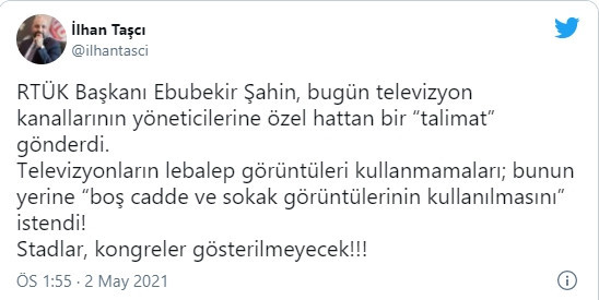 RTÜK Başkanı'ndan TV kanallarına ''labaleb'' talimatı - Resim : 1