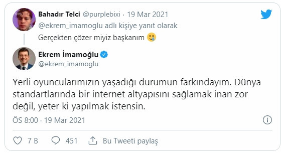 İmamoğlu: ''Ping sorununu da çözeriz'' - Resim : 2