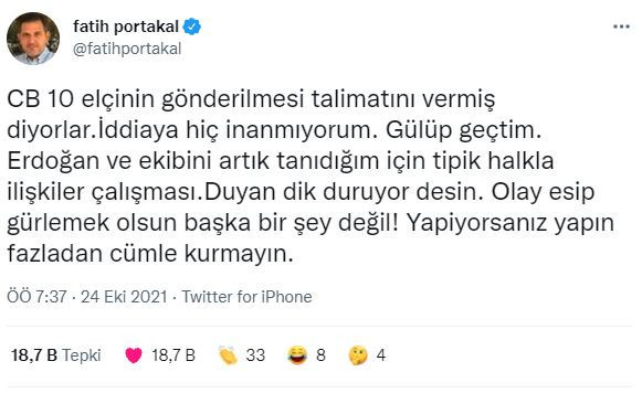 Fatih Portakal'dan ''Erdoğan''' kehaneti: ''Hiç inanmıyorum'' - Resim : 1