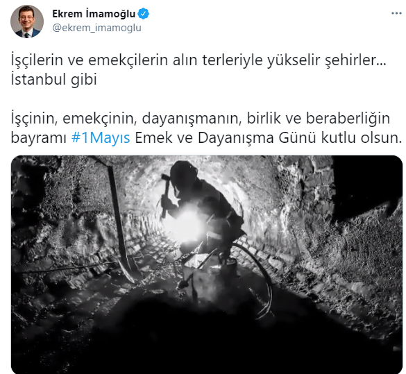 Ekrem İmamoğlu: İşçilerin ve emekçilerin alın terleriyle yükselir şehirler... - Resim : 1