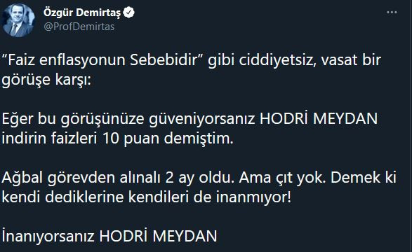 Prof. Dr. Özgür Demirtaş'tan AK Parti iktidarına hodri meydan! - Resim : 1