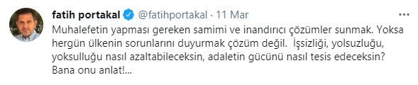 Fatih Portakal: ''Erdoğan umarım aynı yanlışı tekrar etmez'' - Resim : 2
