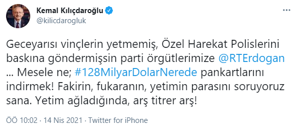 Kılıçdaroğlu'ndan Erdoğan'a ağır suçlama - Resim : 1