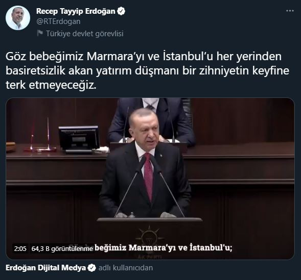 İmamoğlu'nun Erdoğan'a yanıtı sosyal medyayı salladı: Söz uçar icraat kalır - Resim : 1