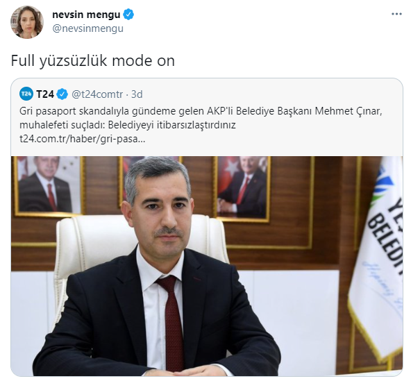 Nevşin Mengü'den AK Partili belediye başkanına: Full yüzsüzlük mode on - Resim : 1