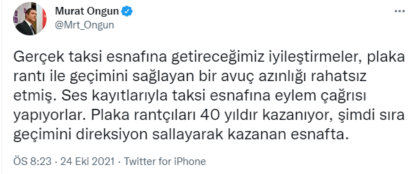 Murat Ongun açıkladı: ''Bir avuç azınlık esnafa  eylem çağrısı yapıyor'' - Resim : 1