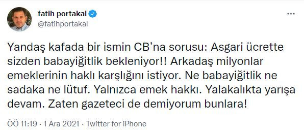 Fatih Portakal çileden çıktı: ''Yalakalıkta yarışa devam!'' - Resim : 1