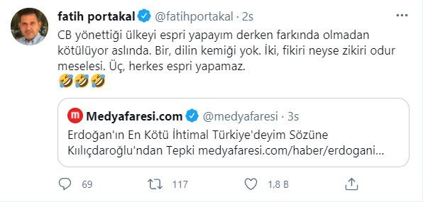 Fatih Portakal'dan Cumhurbaşkanı Erdoğan'ı çok kızdıracak sözler - Resim : 1