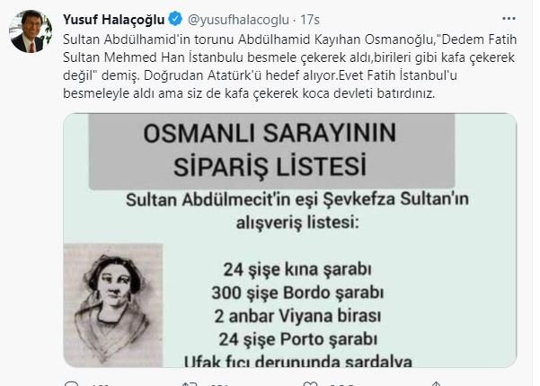 Atatürk’ü hedef alan Osmanoğlu’na tokat gibi yanıt - Resim : 1