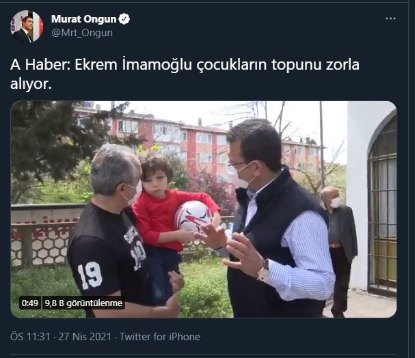 Murat Ongun'dan A Haber'e başlık önerisi - Resim : 1