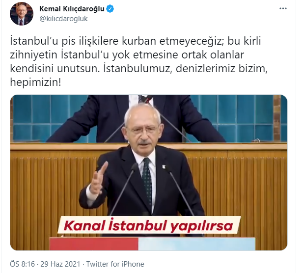 Kılıçdaroğlu: İstanbul’u pis ilişkilere kurban etmeyeceğiz - Resim : 1