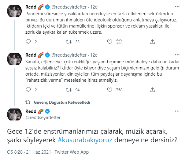Müzisyenlerden Erdoğan'ın müzik yasağına tepki: Kusura bakıyoruz - Resim: 4