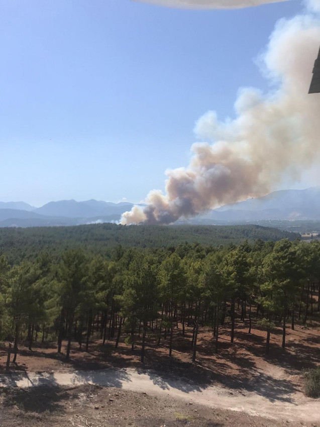 Antalya Kaş'ta orman yangını - Resim: 2