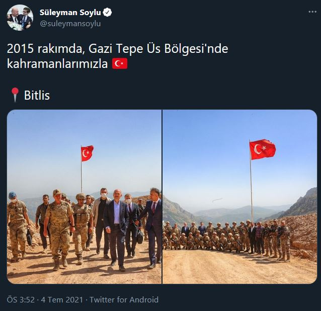 ''Erdoğan'dan ambargo'' iddiaları sonrası Bakan Soylu'dan dikkat çeken paylaşım - Resim : 1