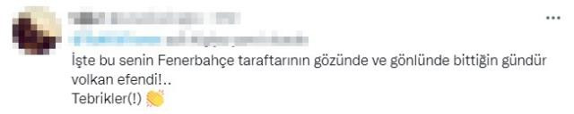 Volkan Demirel'den Fenerbahçelileri kızdıran paylaşım: Yazıklar olsun - Resim : 2