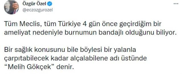 Melih Gökçek yine baltayı taşa vurdu: ''Burnunu kırmışlar nasıl üzüldüm'' - Resim : 2