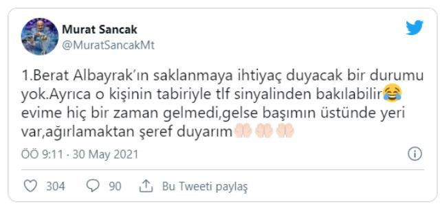 Sedat Peker'in ''Berat Albayrak'' iddiasına Murat Sancak'tan yanıt gecikmedi - Resim : 1