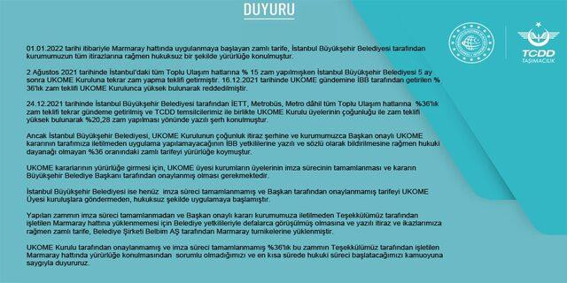 Marmaray ücretlerine rekor zam! TCDD suçu İBB'ye attı - Resim : 1
