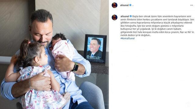 Ali Sunal'dan babası Kemal Sunal'ın doğum gününde duygusal paylaşım - Resim : 1