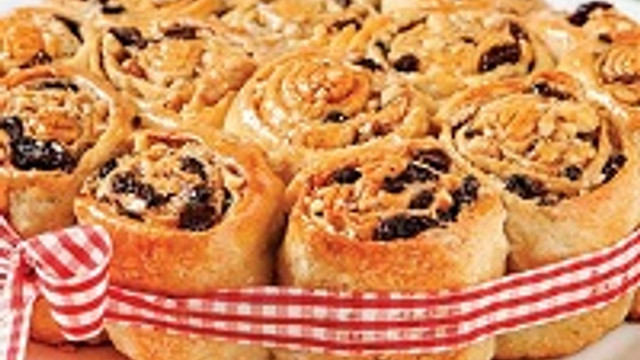 Üzümlü ve cevizli çörek