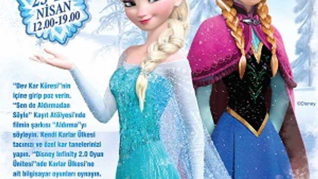 elsa ve anna istinyepark a geliyor