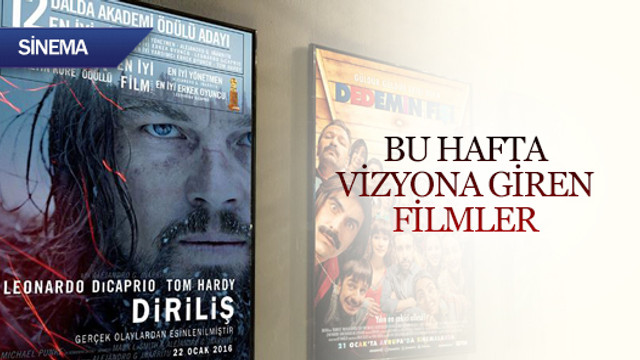 Bu hafta vizyona giren filmler