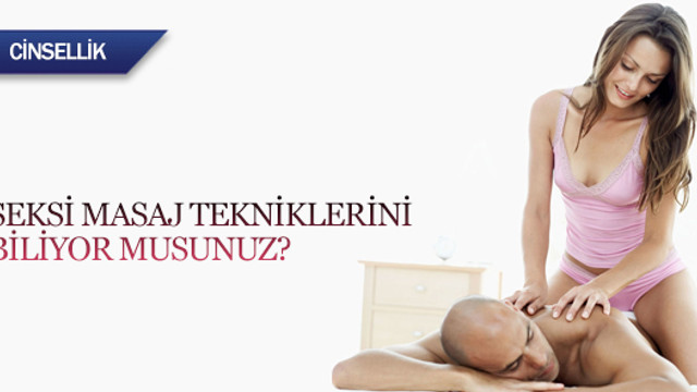 Seksi masaj teknikleri
