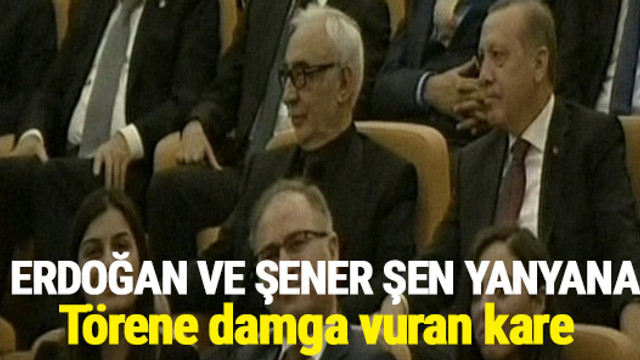 Erdoğan'dan Şen'e ödül