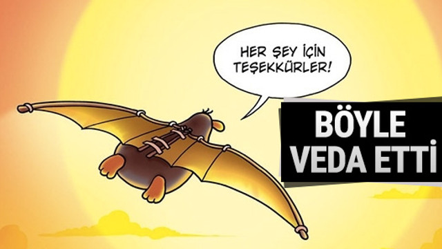 Penguen, 'güneşli günler'e kanat açarak veda etti